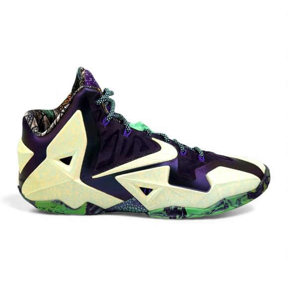 Nike LeBron 11 Gator King Gumbo 647780-735 Basketball Men's Shoes EU 43 US 9.5 - Picture 2 of 6